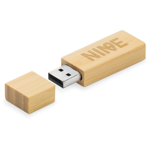 Okiyo Komorebi Bamboo Flash Drive - 16GB - Image 12