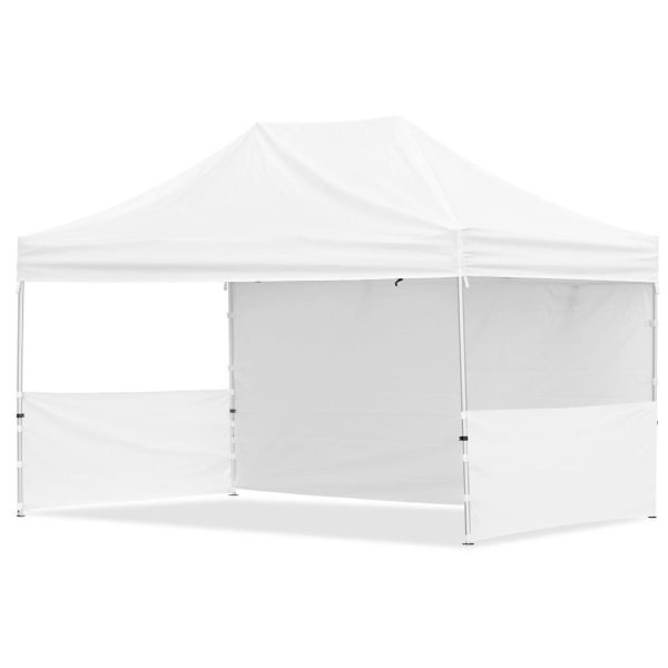 Coated Steel Sublimated Gazebo 4.5m x 3m - 1 Long Full-Wall Skin - 2 Short Half-Wall Skins - Image 6