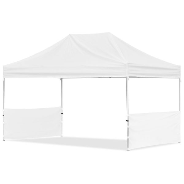 Coated Steel Sublimated Gazebo 4.5m x 3m - 2 Short  Half-Wall Skins - Image 2